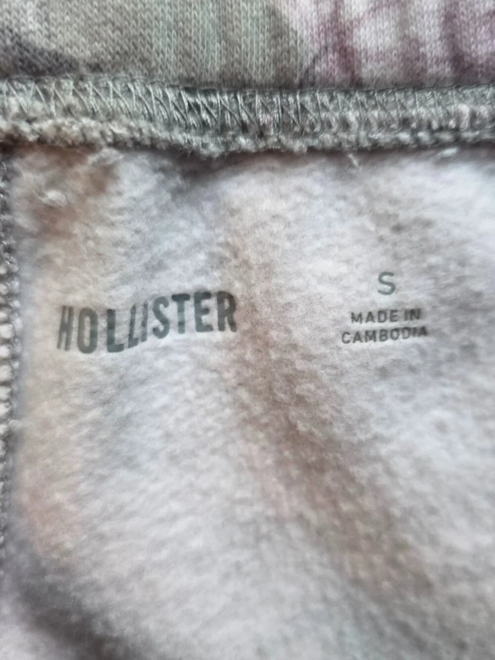 Hollister fleece gray